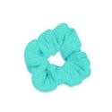 Turquoise - Velvet Scrunchie View1