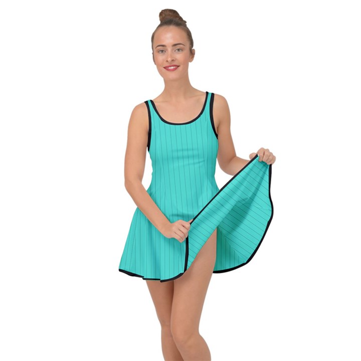 Turquoise - Inside Out Casual Dress