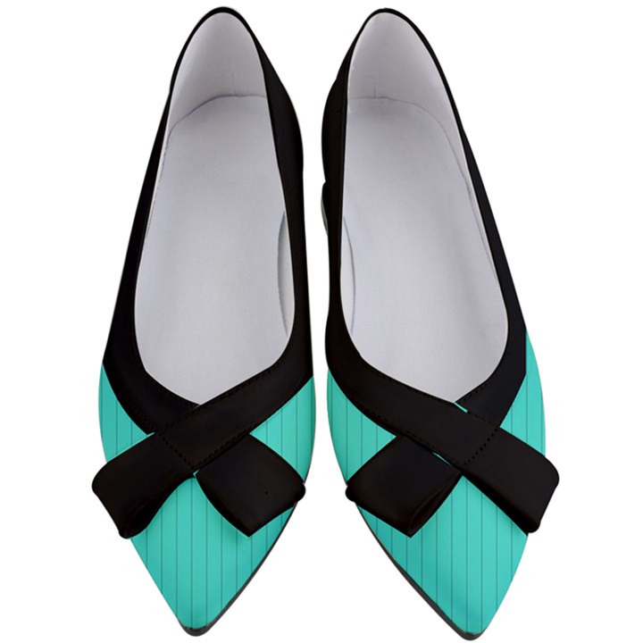 Turquoise - Women s Bow Heels