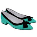 Turquoise - Women s Bow Heels View3