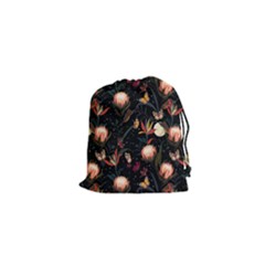 Seamless Garden Pattern Drawstring Pouch (xs) by designsbymallika