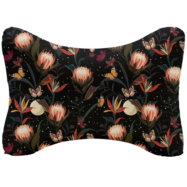 Seamless Garden Pattern Seat Head Rest Cushion