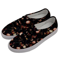 Seamless Garden Pattern Men s Classic Low Top Sneakers by designsbymallika