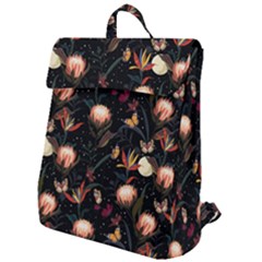 Seamless Garden Pattern Flap Top Backpack by designsbymallika