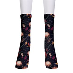 Seamless Garden Pattern Men s Crew Socks by designsbymallika