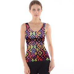 Square Pattern 2 Tank Top by designsbymallika