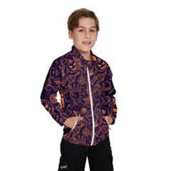 Halloween Pattern 5 Kids  Windbreaker by designsbymallika