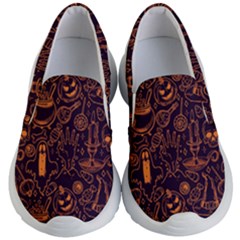 Halloween Pattern 5 Kids Lightweight Slip Ons by designsbymallika