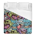 Halloween Love Chains Pattern Duvet Cover (Full/ Double Size) View1