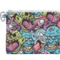 Halloween Love Chains Pattern Canvas Cosmetic Bag (XXXL) View1