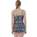 Halloween Love Tie Front Two Piece Tankini View2