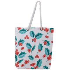 Chritmas 1 Full Print Rope Handle Tote (large) by designsbymallika