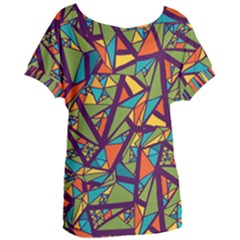 Aabstract Art Women s Oversized Tee by designsbymallika