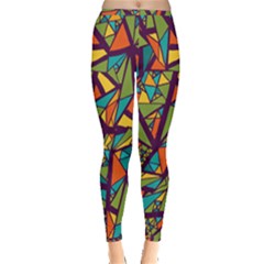 Aabstract Art Inside Out Leggings by designsbymallika