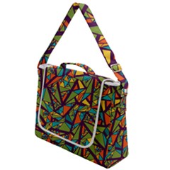 Aabstract Art Box Up Messenger Bag by designsbymallika