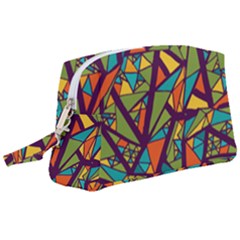 Aabstract Art Wristlet Pouch Bag (large) by designsbymallika