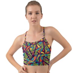 Aabstract Art Mini Tank Bikini Top by designsbymallika