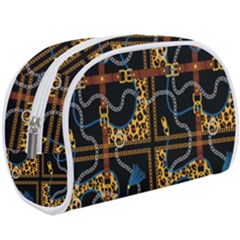 Chains Pattern Makeup Case (large) by designsbymallika