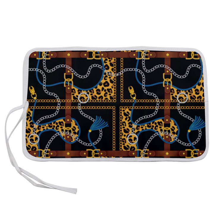 Chains Pattern Pen Storage Case (L)