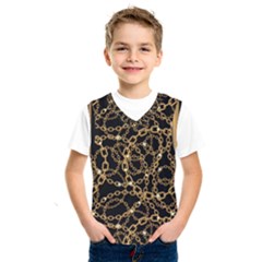 Chains Pattern 4 Kids  Basketball Tank Top by designsbymallika