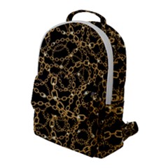 Chains Pattern 4 Flap Pocket Backpack (large) by designsbymallika