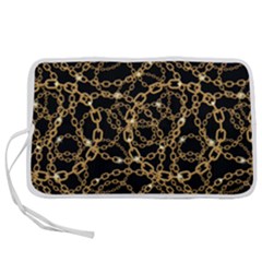 Chains Pattern 4 Pen Storage Case (l) by designsbymallika