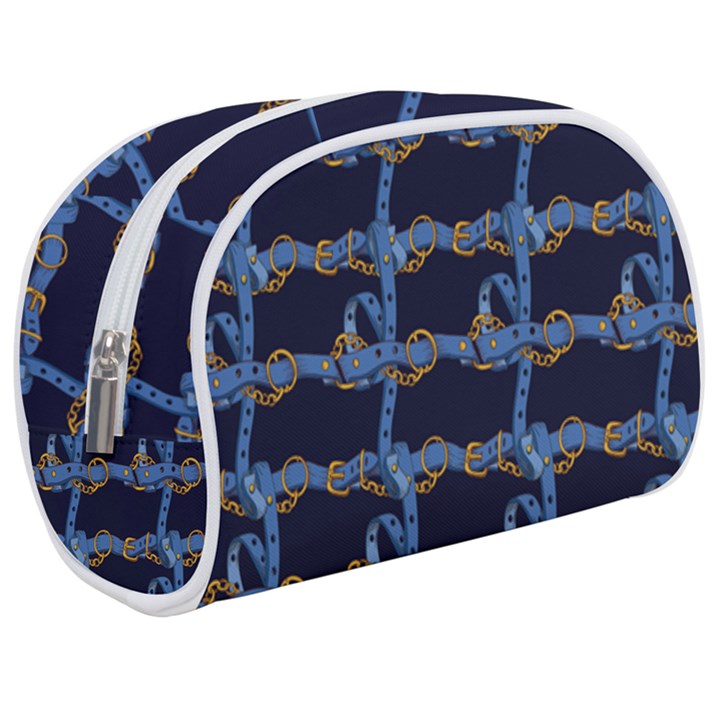 Blue Belt Makeup Case (Medium)