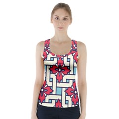 Diwali Pattern Racer Back Sports Top by designsbymallika