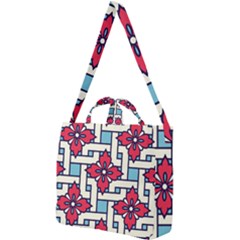 Diwali Pattern Square Shoulder Tote Bag by designsbymallika