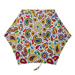 Baatik Print Mini Folding Umbrellas by designsbymallika