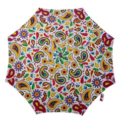 Baatik Print Hook Handle Umbrellas (small) by designsbymallika