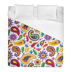 Baatik Print Duvet Cover (full/ Double Size) by designsbymallika