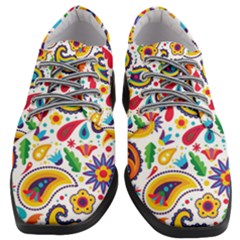 Baatik Print Women Heeled Oxford Shoes by designsbymallika