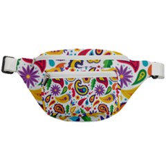 Baatik Print Fanny Pack by designsbymallika