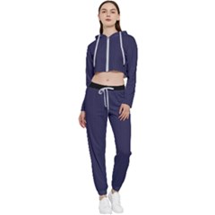 Astral Aura - Cropped Zip Up Lounge Set by FashionLane