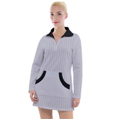 Cloudy Grey - Women s Long Sleeve Casual Dress by FashionLane