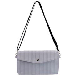 Cloudy Grey - Removable Strap Clutch Bag by FashionLane