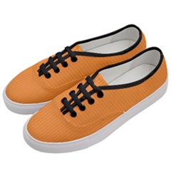 Cadmium Orange - Women s Classic Low Top Sneakers by FashionLane