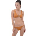 Cadmium Orange - Ring Detail Crop Bikini Set View1