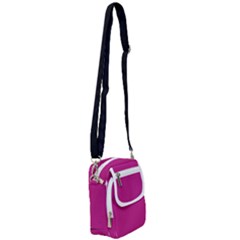 Dark Carnation Pink - Shoulder Strap Belt Bag by FashionLane