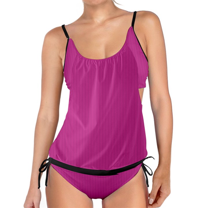 Dark Carnation Pink - Tankini Set