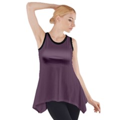 Dark Byzantium - Side Drop Tank Tunic by FashionLane