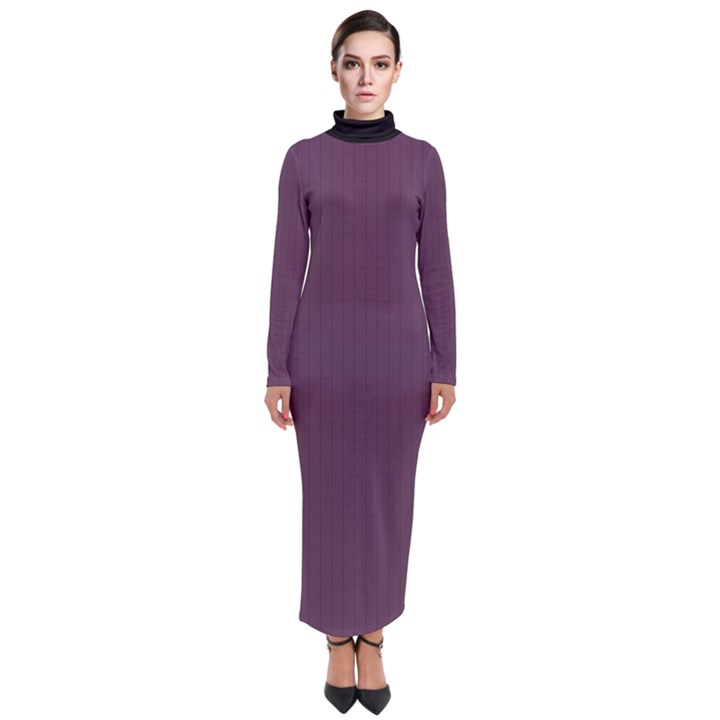 Dark Byzantium - Turtleneck Maxi Dress