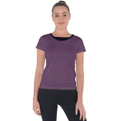 Dark Byzantium - Short Sleeve Sports Top  by FashionLane