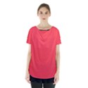 Red Salsa - Skirt Hem Sports Top View1