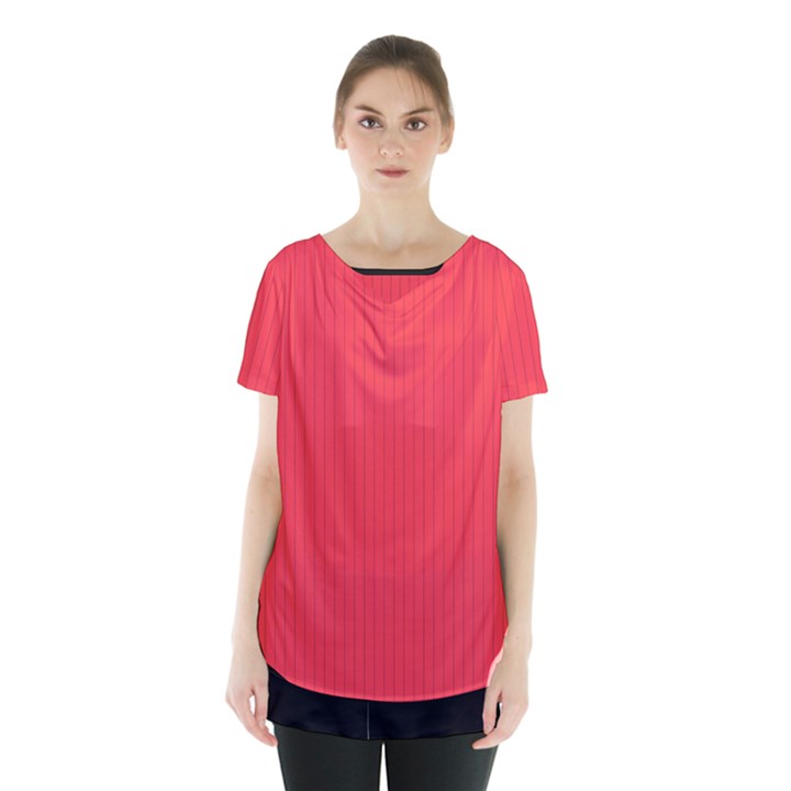 Red Salsa - Skirt Hem Sports Top