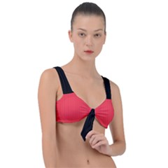 Red Salsa - Front Tie Bikini Top by FashionLane