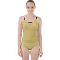 Jasmine Yellow - Cut Out Top Tankini Set View1