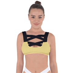 Jasmine Yellow - Bandaged Up Bikini Top by FashionLane