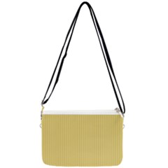 Jasmine Yellow - Double Gusset Crossbody Bag by FashionLane